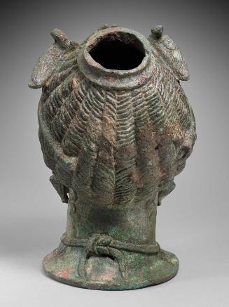 Perfume jar (balsamarium) in the shape of female head (Aphrodite / Turan?)