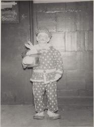 Clown with Rabbit in Hat