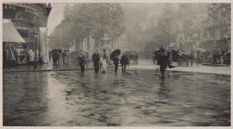 A Wet Day on the Boulevard (Paris)
