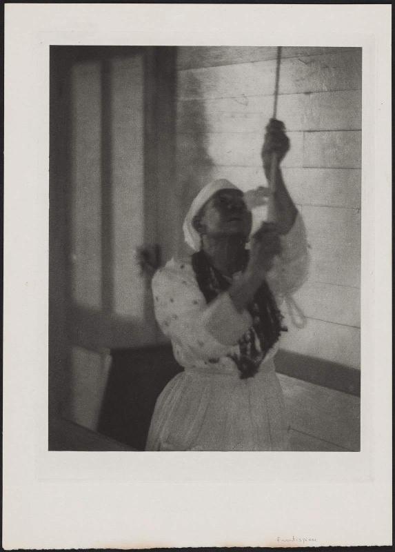 Woman Ringing Bell