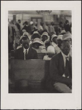 Worshippers in Church