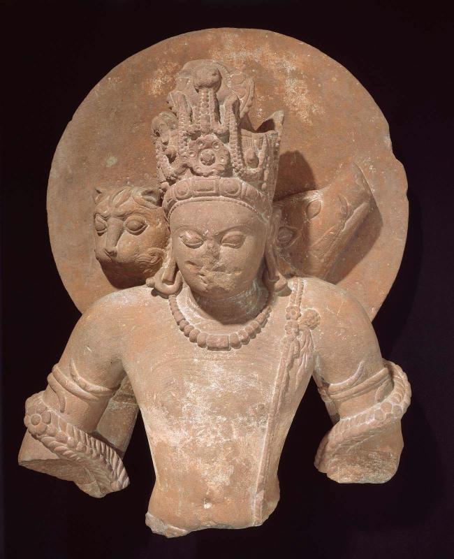 The God Vishnu in Three Incarnations (Vaikuntha Vishnu)