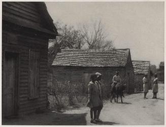 Figures in Street (Child on Calf)