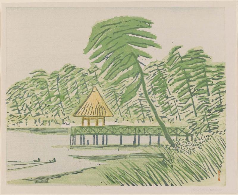 Three Treasures Temple Pond (Sanpô-ji ike) at Shakujii Park
