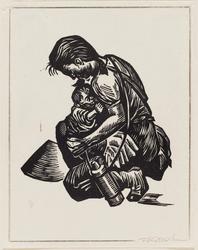 Mother and Child (Haha to ko), from the series Traveling to the Homeland (Sokoku e no tabi), also called Refugees