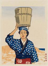 Woman of Ôshima (Ôshima no anko), from the series Folk Customs of Japan (Nihon minzoku zufu)