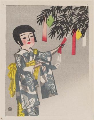 Tanabata Festival (Tanabata matsuri), from the series Women's Customs in Japan (Nihon jozoku sen)