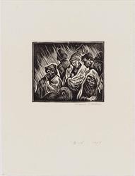 Rainy Day (Ame no hi), from the series Traveling to the Homeland (Sokoku e no tabi), also called Refugees