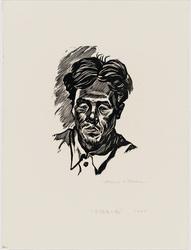 Face of Refugee (B) (Hikiagesha no kao), from the series Traveling to the Homeland (Sokoku e no tabi), also called Refugees