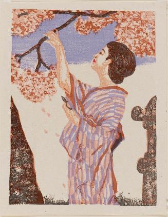 Cherry Blossom Season (Hanadoki), from the series Women's Customs in Japan (Nihon jozoku sen)