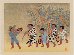 Tanabata Festival in Hida (Hida no Tanabata matsuri), from the series Folk Customs of Japan (Nihon minzoku zufu)