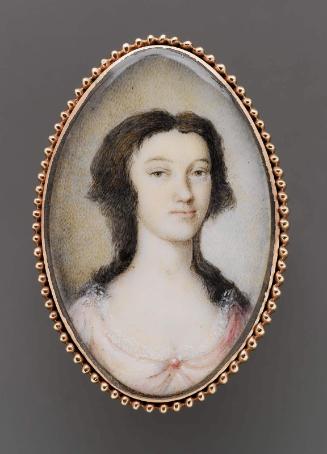 Young Woman in Pink Dress
