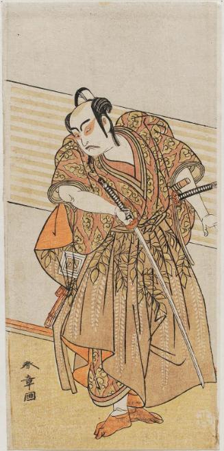 Actor Ichikawa Yaozô II as Takenari