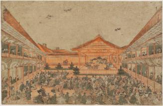 Perspective Picture of a Nô Play