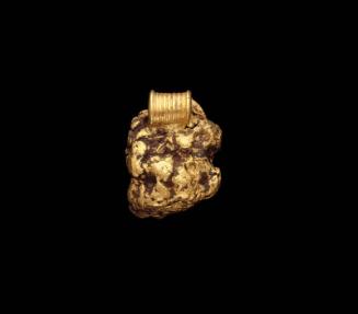 Gold nugget pendant