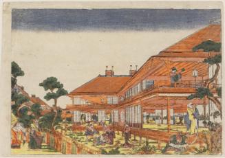 Act VII (Shichidanme), from the series Perspective Pictures of the Storehouse of Loyal Retainers (Uki-e Kanadehon Chûshingura)