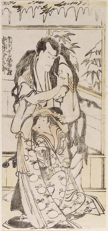 Actors Ichikawa Komazô III and Iwai Kumesaburô I