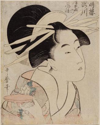 Takigawa of the Gomeirô, from the series Elegance in the Parlor (Zashiki no fûzei)