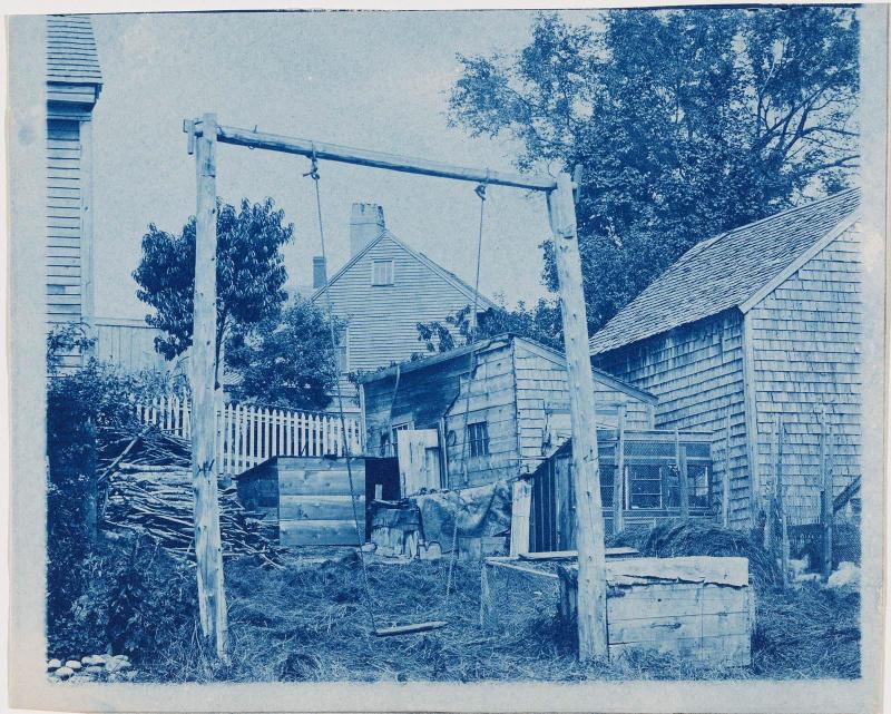 “Children's Swing, Behind Houses” (variant 2)