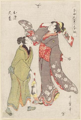 Osome and Hisamatsu, from the series Musical Program of True Love (Ongyoku hiyoku no bangumi)
