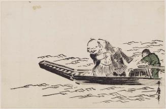 Hotei Fishing with a Net
