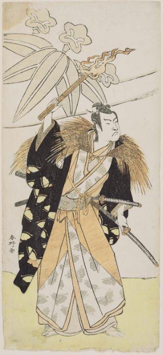 Actor Bandô Hikosaburô III as Soga no Gorô