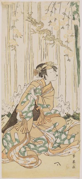 Actor Nakamura Noshio II as Yuki-hime