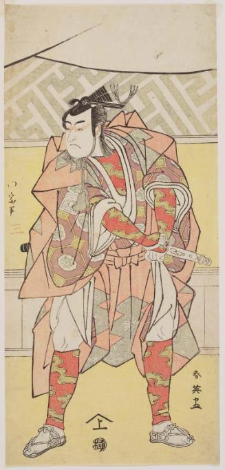 Actor Ichikawa Monnosuke II as Mori no Ranmaru