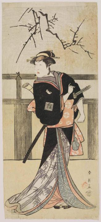 Actor Ichikawa Monnosuke II as Hotei no Oichi