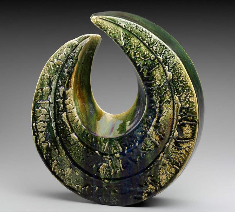 Oribe-style vessel