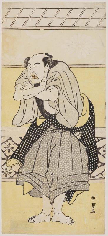 Actor Asao Tamejûrô I as Drunken Gotobei