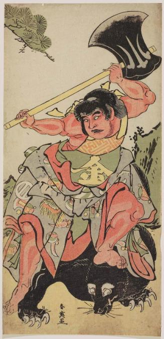 Actor Asao Tamejûrô I as Kaidômaru