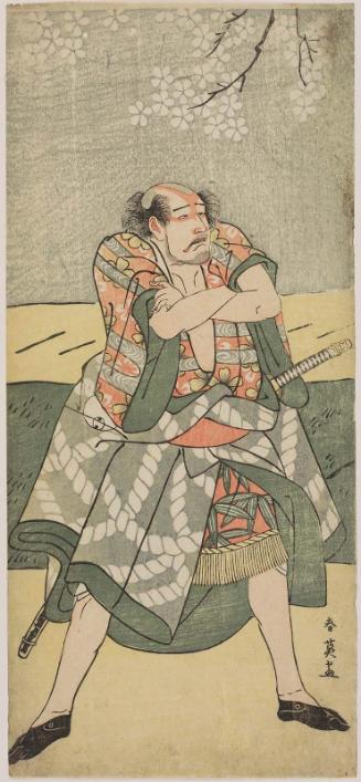 Actor Arashi Ryûzô II as Banzaemon's Servant Ukiyo Matabei
