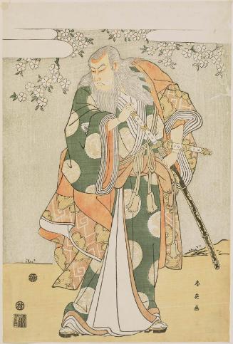 Actor Onoe Matsusuke I as Hige no Ikyû