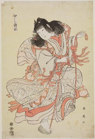 Shell Horse Dance, from the series Patterns for Collage Pictures (Oshi-e-gata)