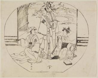 Actors Ichikawa ..., Ichikawa Monnosuke, and Segawa Kikunojô