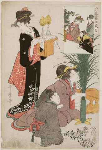 Act IV (Yodanme), from the series The Storehouse of Loyal Retainers (Chûshingura)