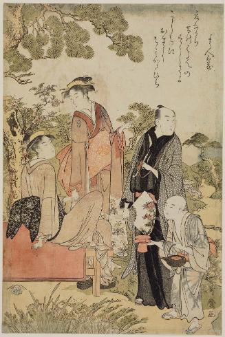 Enjoying the Cool Air in a Garden