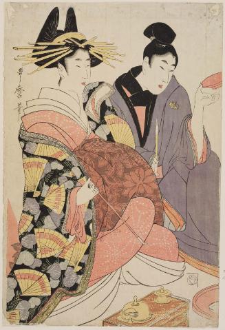 Courtesan and Young Man at a Party
