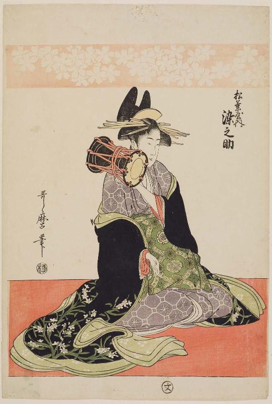 Courtesans of the Matsubaya as Five Musicians