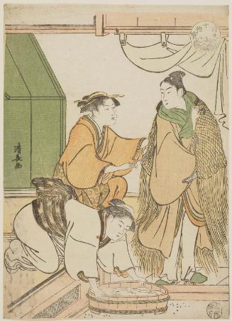 The Cloak of Invisibility, from the series Ten Magical Treasures of the Floating World (Ukiyo jisshu hô)
