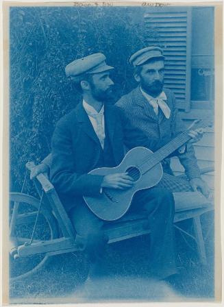 A. W. Dow and his Brother with a Guitar