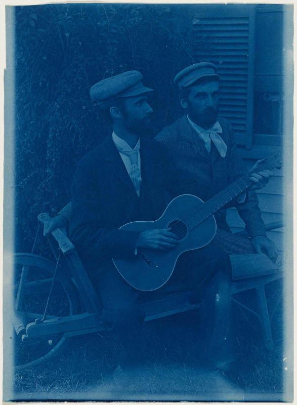 A. W. Dow and his Brother with a Guitar (variant)