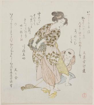 Faith (Shin), from the series A Set of Five [Virtues] for the Katsushika Group (Katsushika goban)