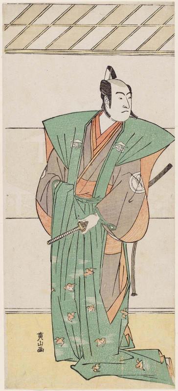 Actor Sawamura Sôjûrô III as Soga no Jûrô