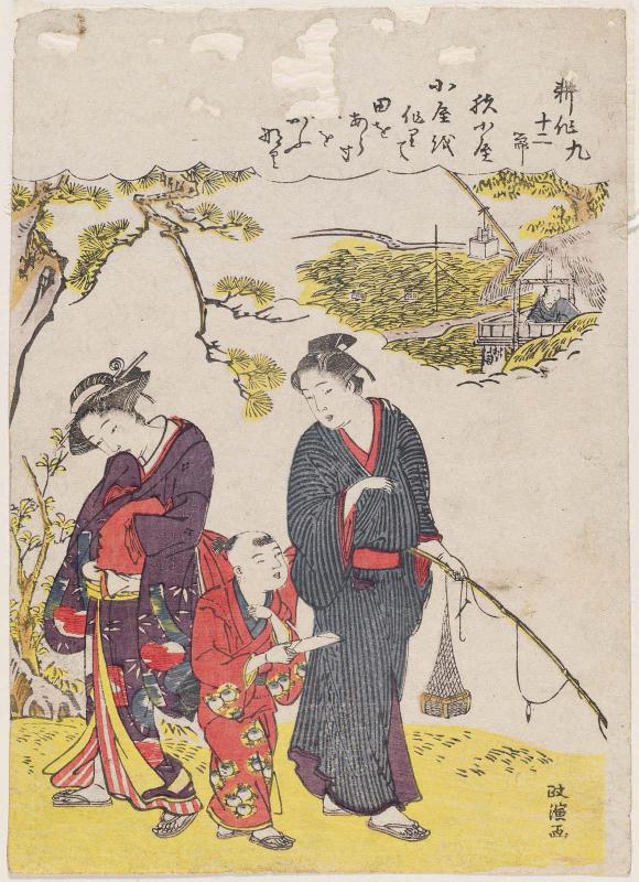 No. 9, Autumn Harvest Hut (Aki koya), from the series Twelve Seasons of Agriculture (Kôsaku jûni setsu)