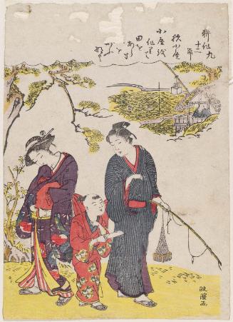 No. 9, Autumn Harvest Hut (Aki koya), from the series Twelve Seasons of Agriculture (Kôsaku jûni setsu)