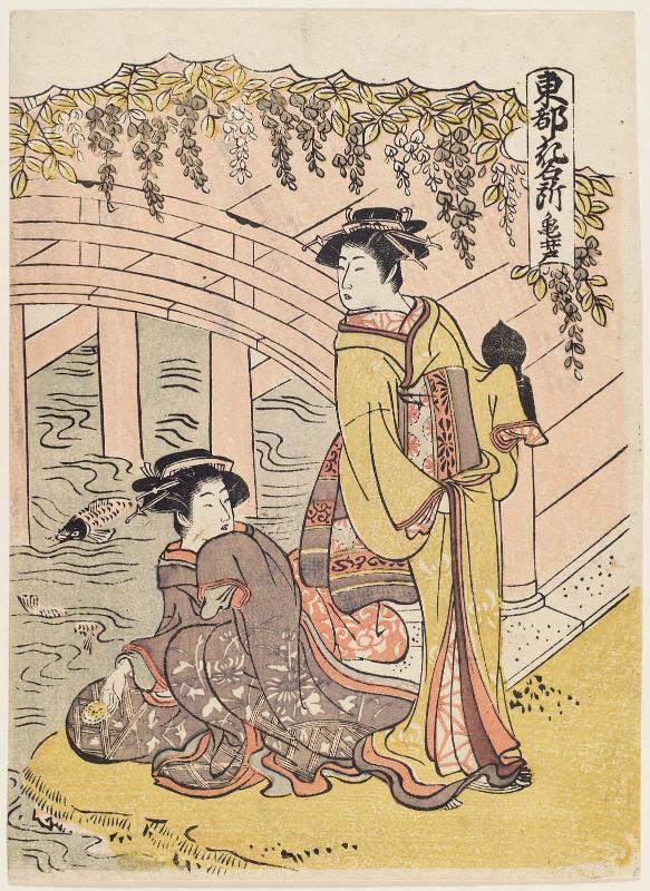 Kameido, from the series Places in the Eastern Capital Famous for Flowers (Tôto hana meisho)