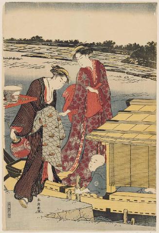 Women Boarding a Pleasure Boat
