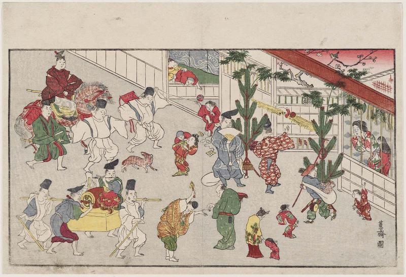 Street Scene at New Year, from the album Spring in the Four Directions (Yomo no haru)